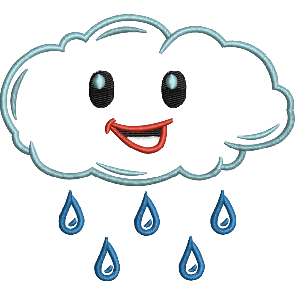 Cute Rain Cloud Design