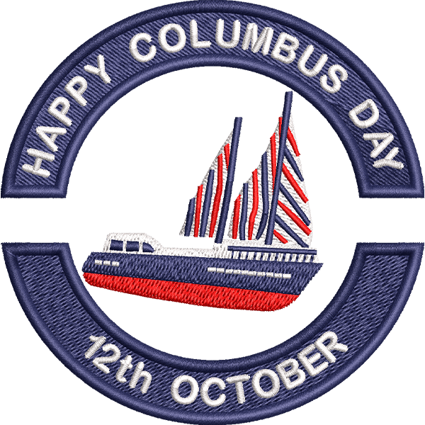 12th October Happy Columbus Day Design