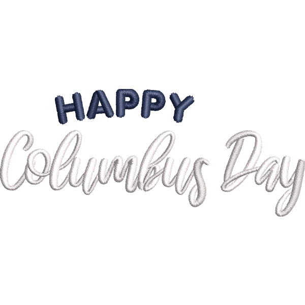 Happy Columbus Day Design