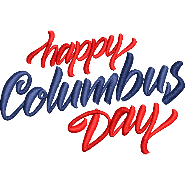 Columbus Embroidery Design