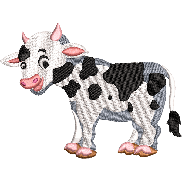 Black White Cow Design