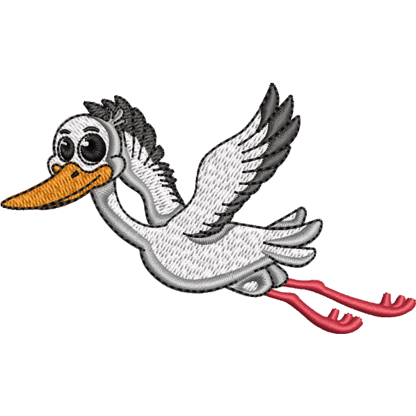 Crane Bird Design