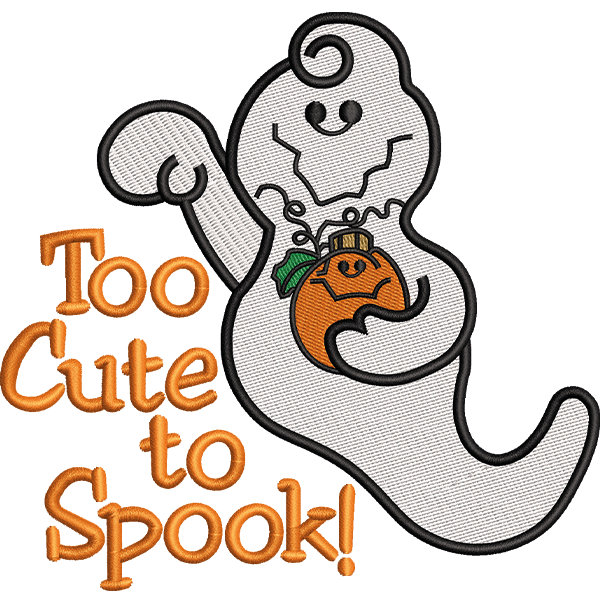 too cute embroidery design