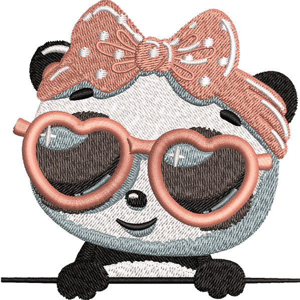 Cute Girl Panda Design