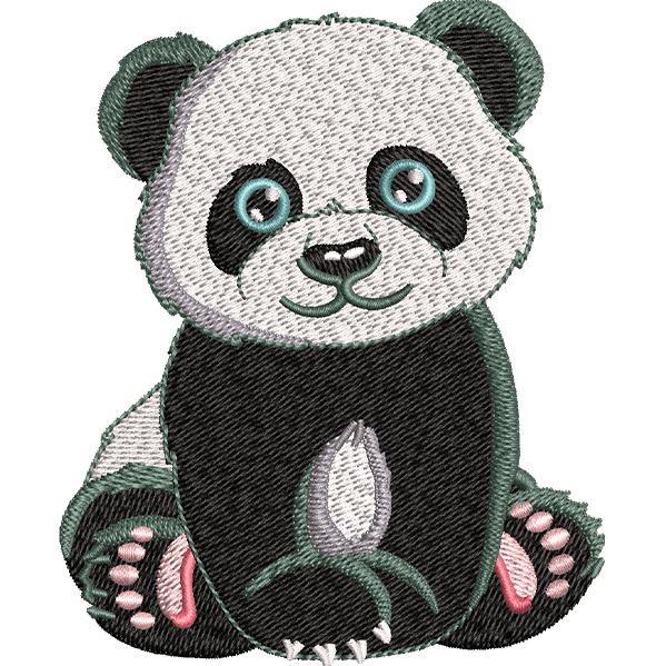 Panda Baby Sitting Design