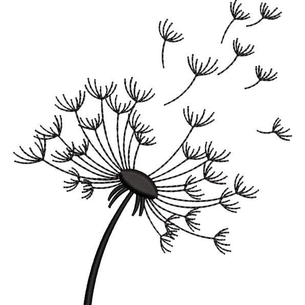 Dandelion Flower Design