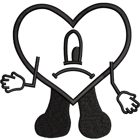 Dark Sad Heart Design