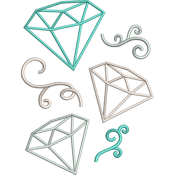 Diamond Embroidery Design