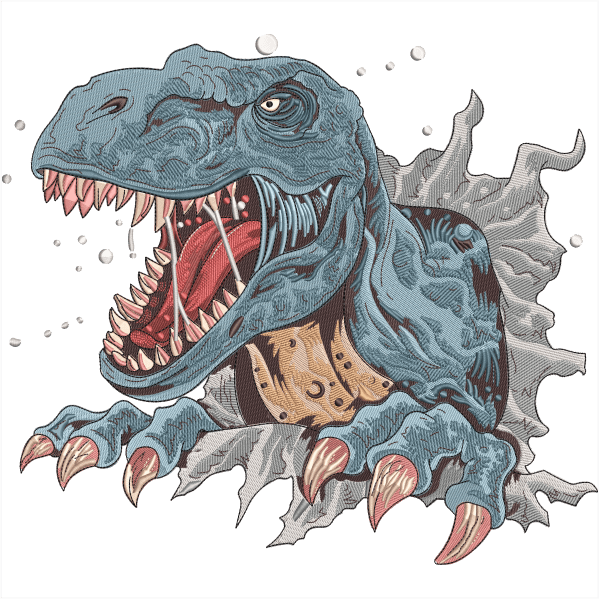 dinosaur face design