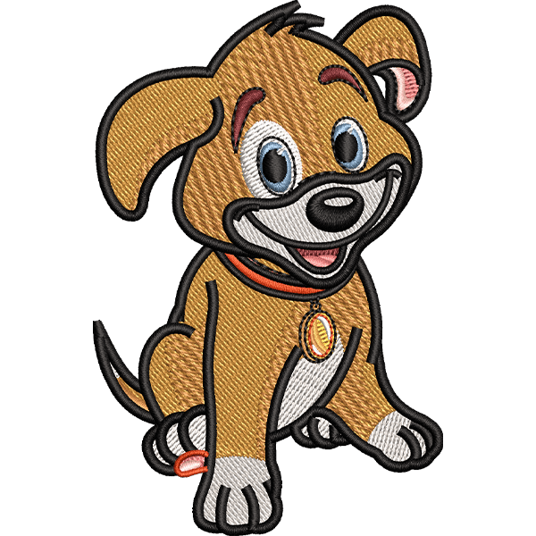 smiling dog design