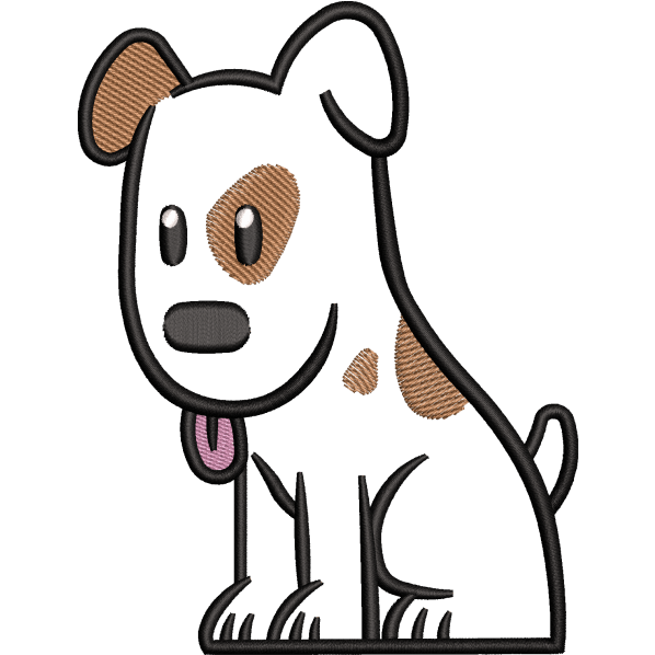 White Dog Brown Spots