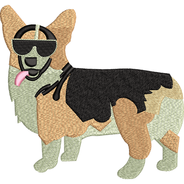 Glasses Dog Design
