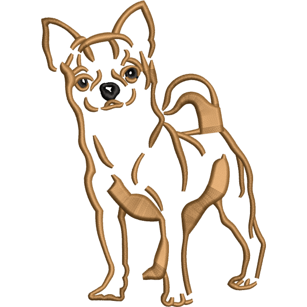 doggie embroidery design