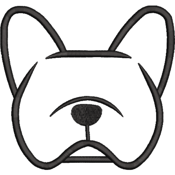 Bulldog Face Design