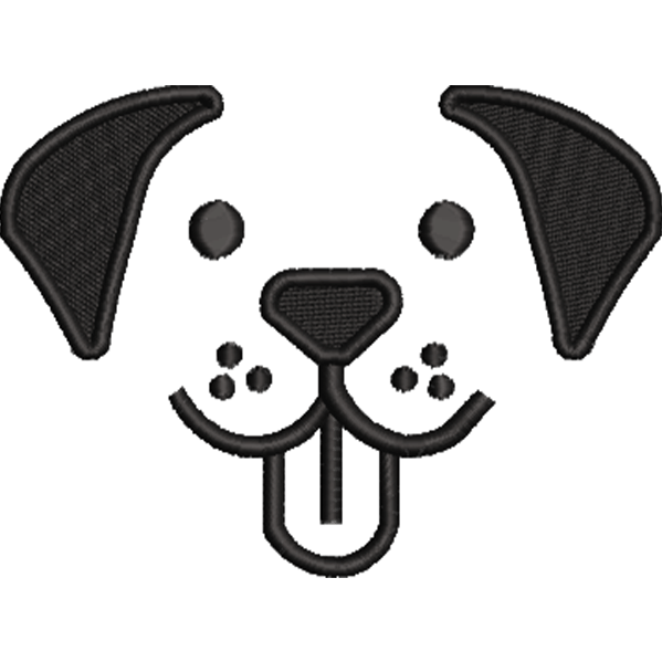 Tongue Out Dog Face