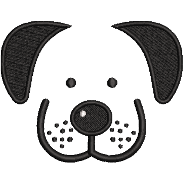Smiley Dog Face