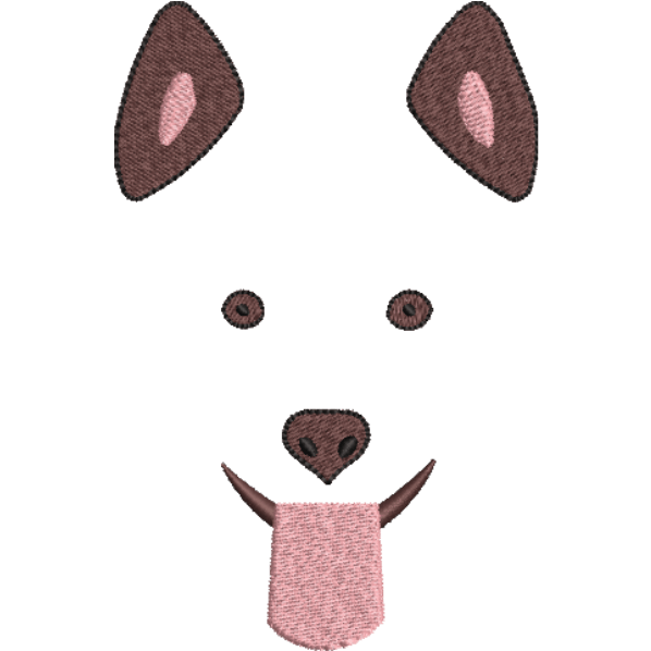 German Shepherd Dog Face Design
