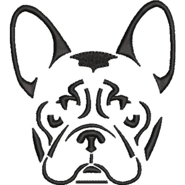 Pug Dog Face Design