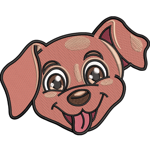 dog face logo design