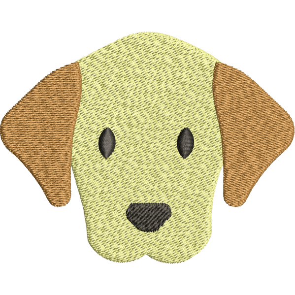 Cute Dog Face Design