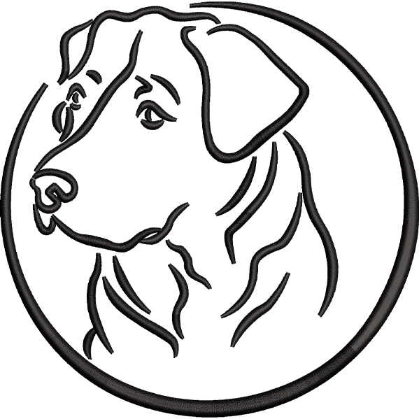 Outline Dog Design