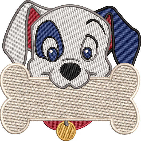 Dog With Bone Design