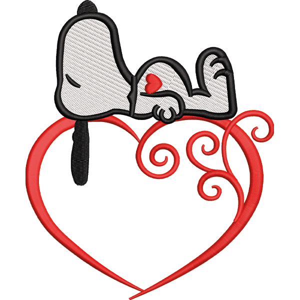 dog heart design