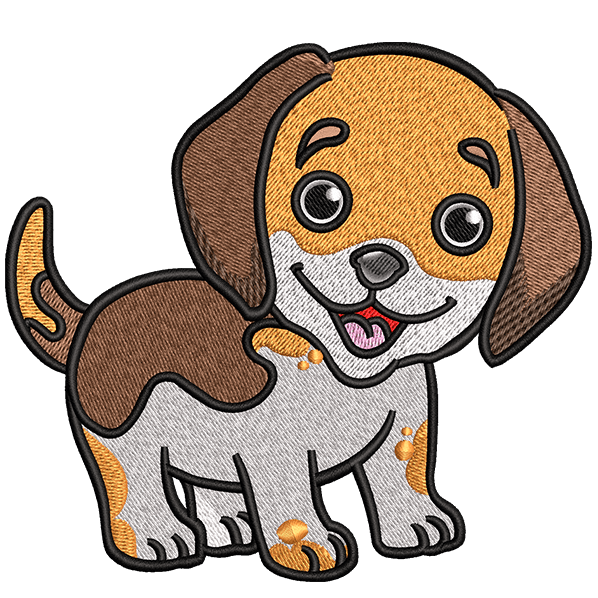 smiley dog design