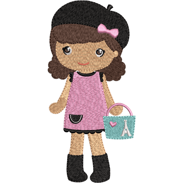 dolly embroidery design