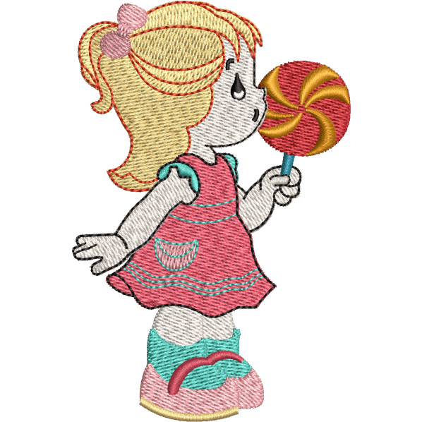 Girl Playing With Ball