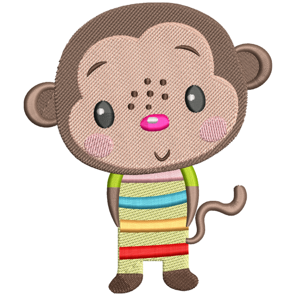 Colorful Monkey Design