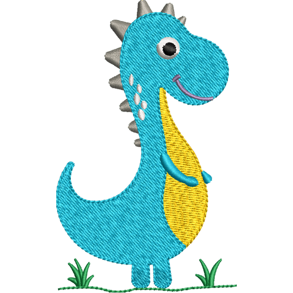 Blue Dinosaur Design