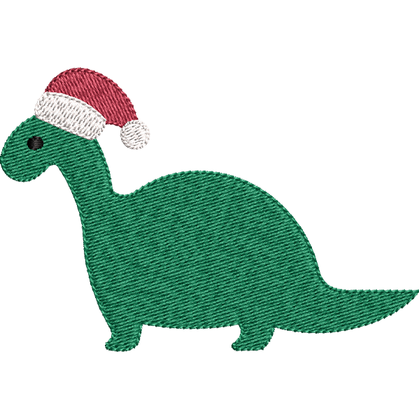 Christmas Dinosaur Design