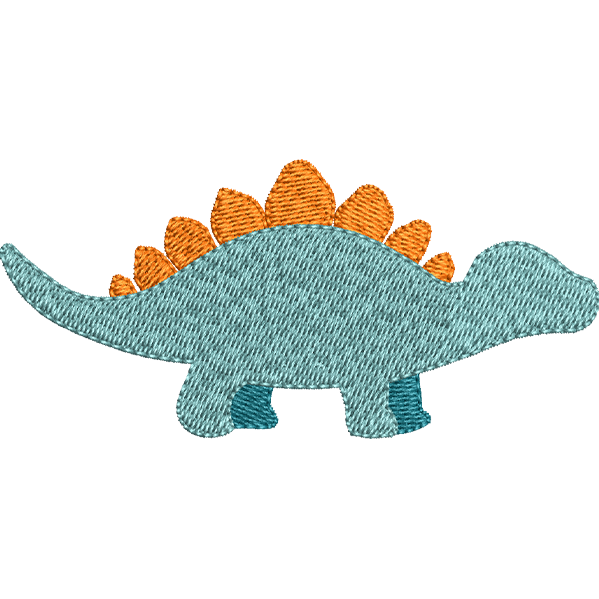 Baby Blue Dinosaur Design