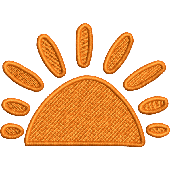 drawing sun design