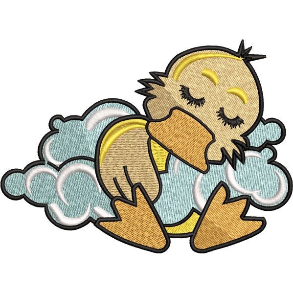Sleeping Baby Duck Design