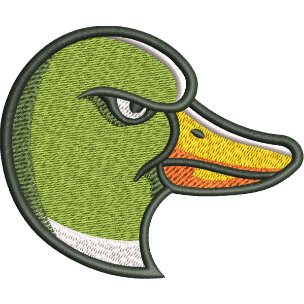 Angry Duck Face Design