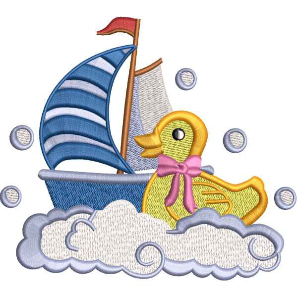 Duck with Boat Design