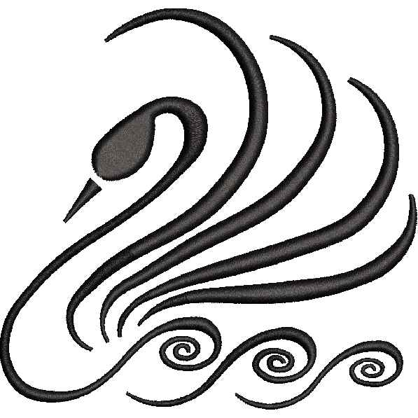 Outlined Duck Design