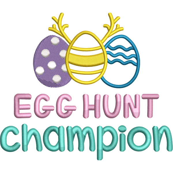 Egg Hunt Champion Design