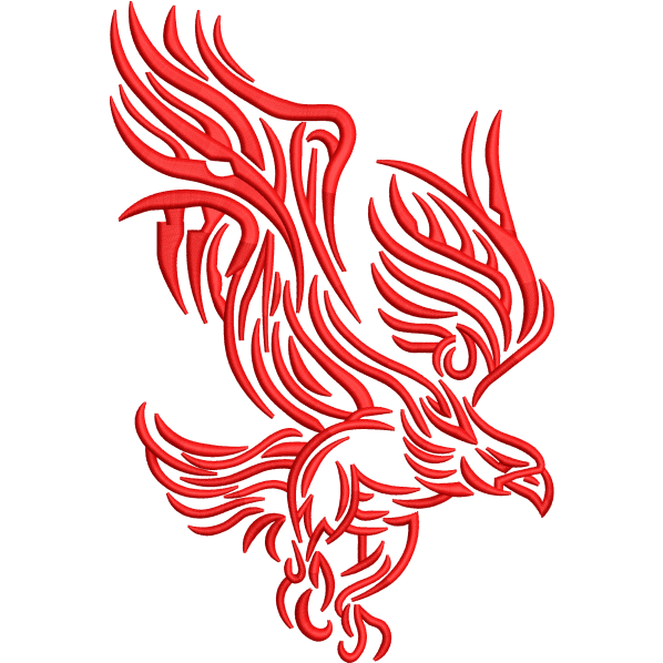 eagle embroidery design
