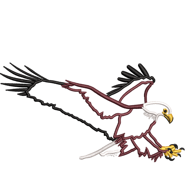 Falcon Embroidery Design