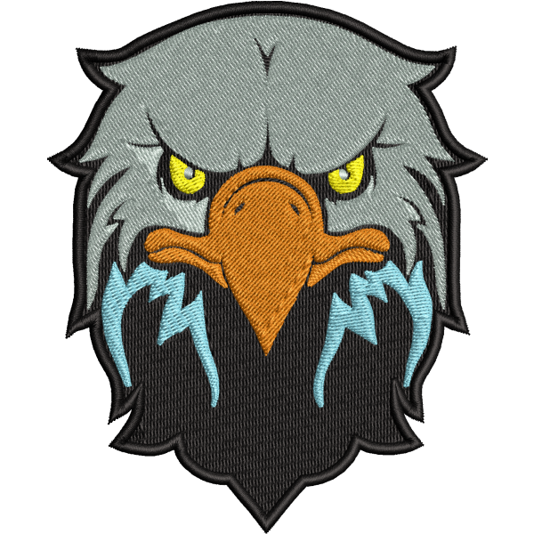 Lightning Eagle Head Design
