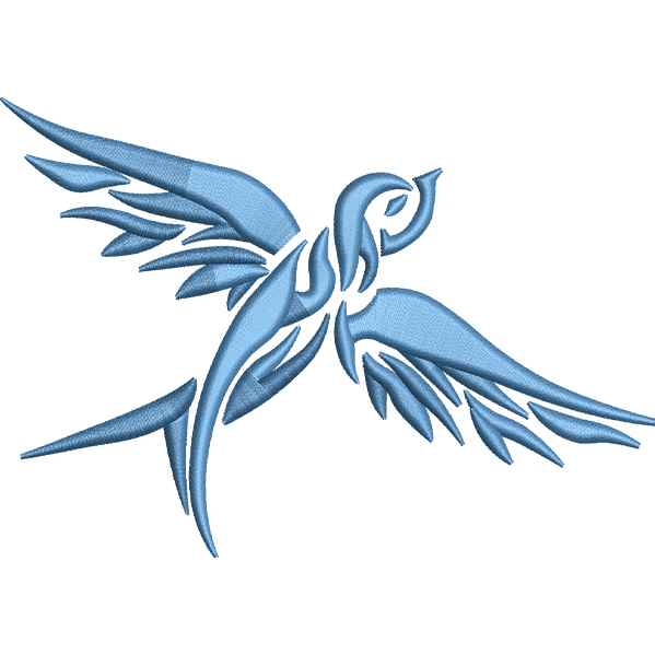 Beautiful Blue Bird Design