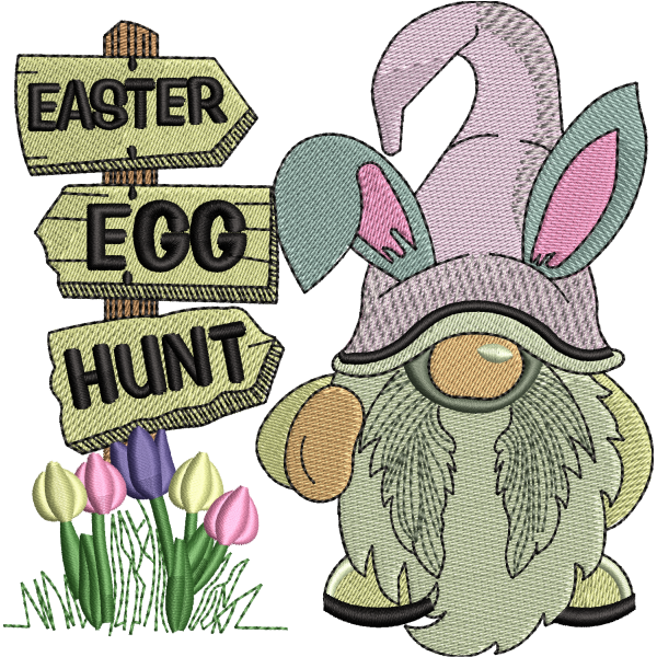 Easter Egg Hunt Gnome Design