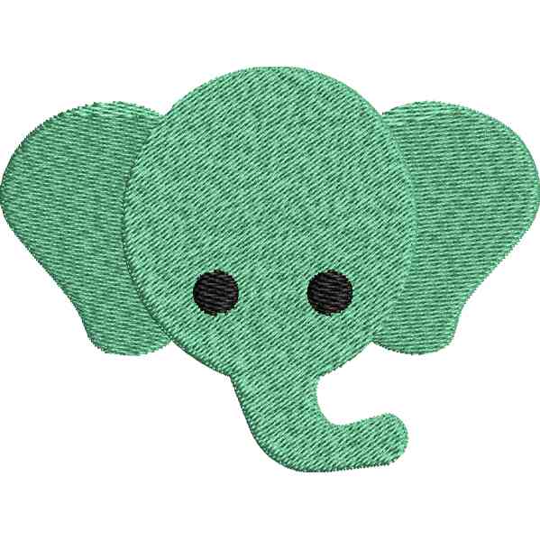 Elephent Face Design