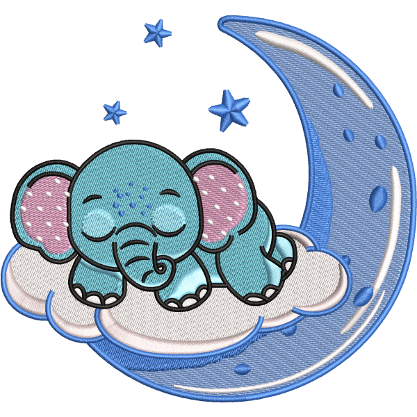 Elephant Baby Sleeping Design