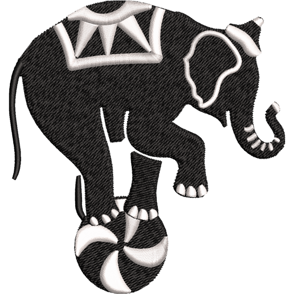 Elephant Playing with Ball