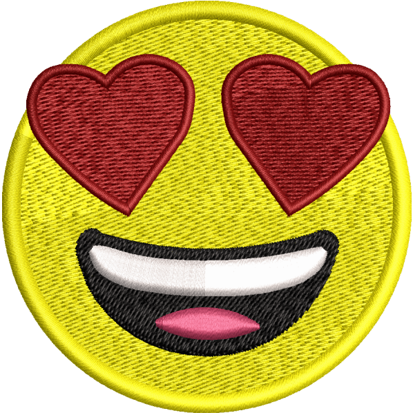 heart eyes emoji design