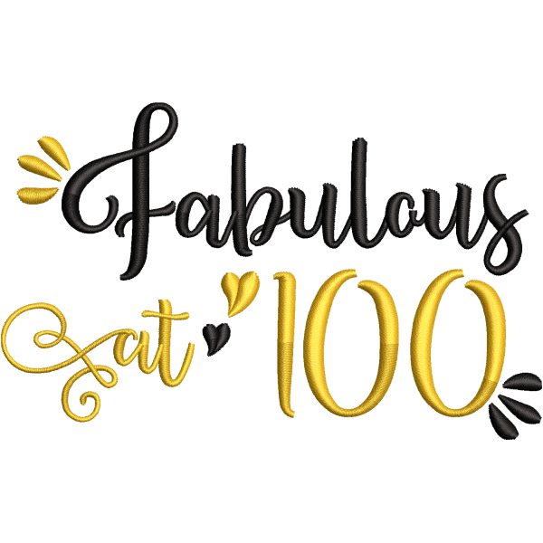 Fabulous 100th Celebration Design